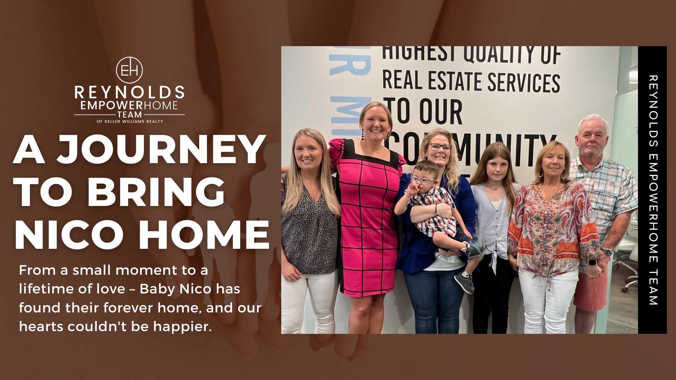 Reynolds EmpowerHome Team’s Partnership with Love Gives Adoption – A Journey to Bring Nico Home