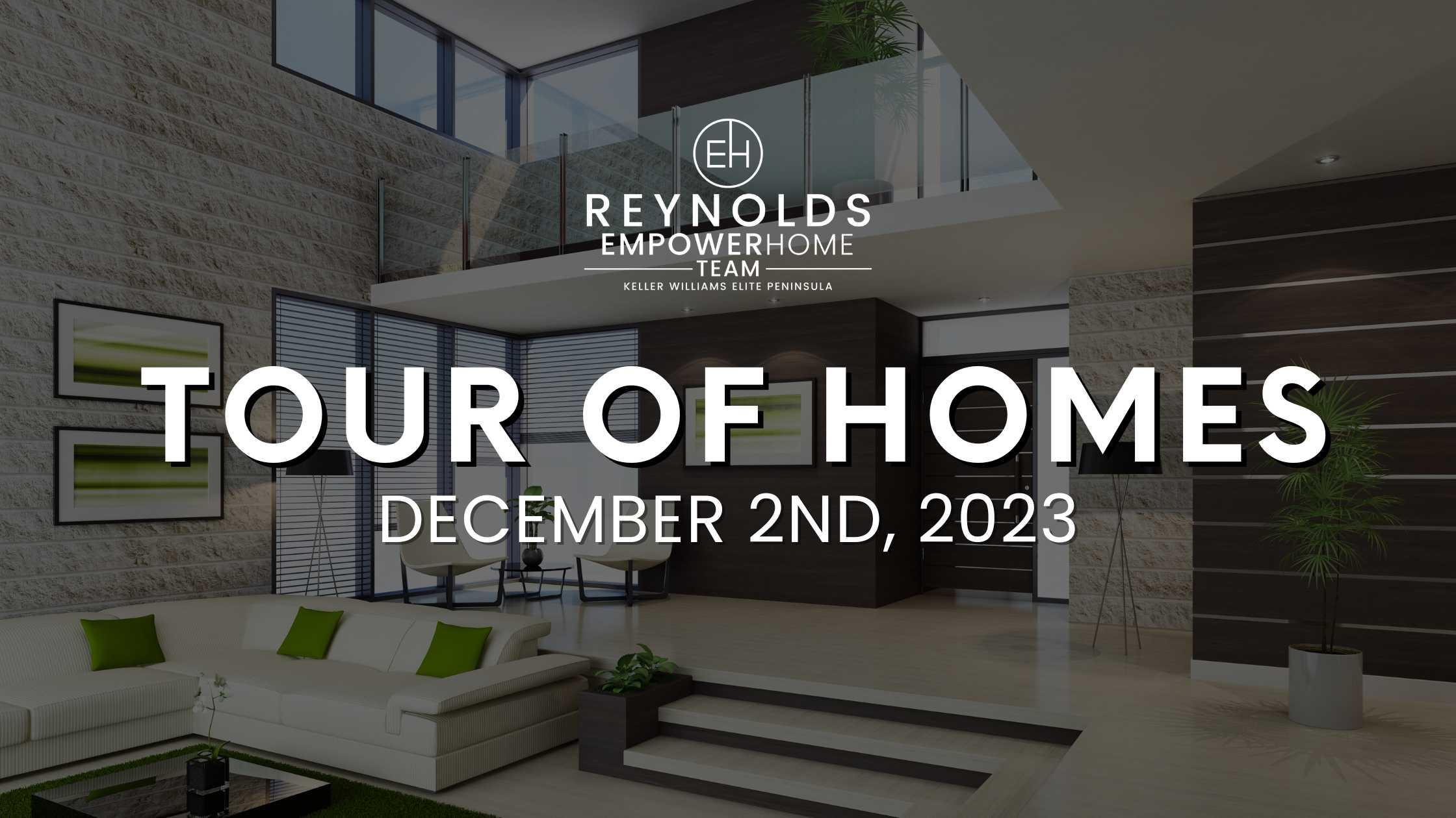 Hampton Roads, VA Tour of Homes In-Person December 2nd