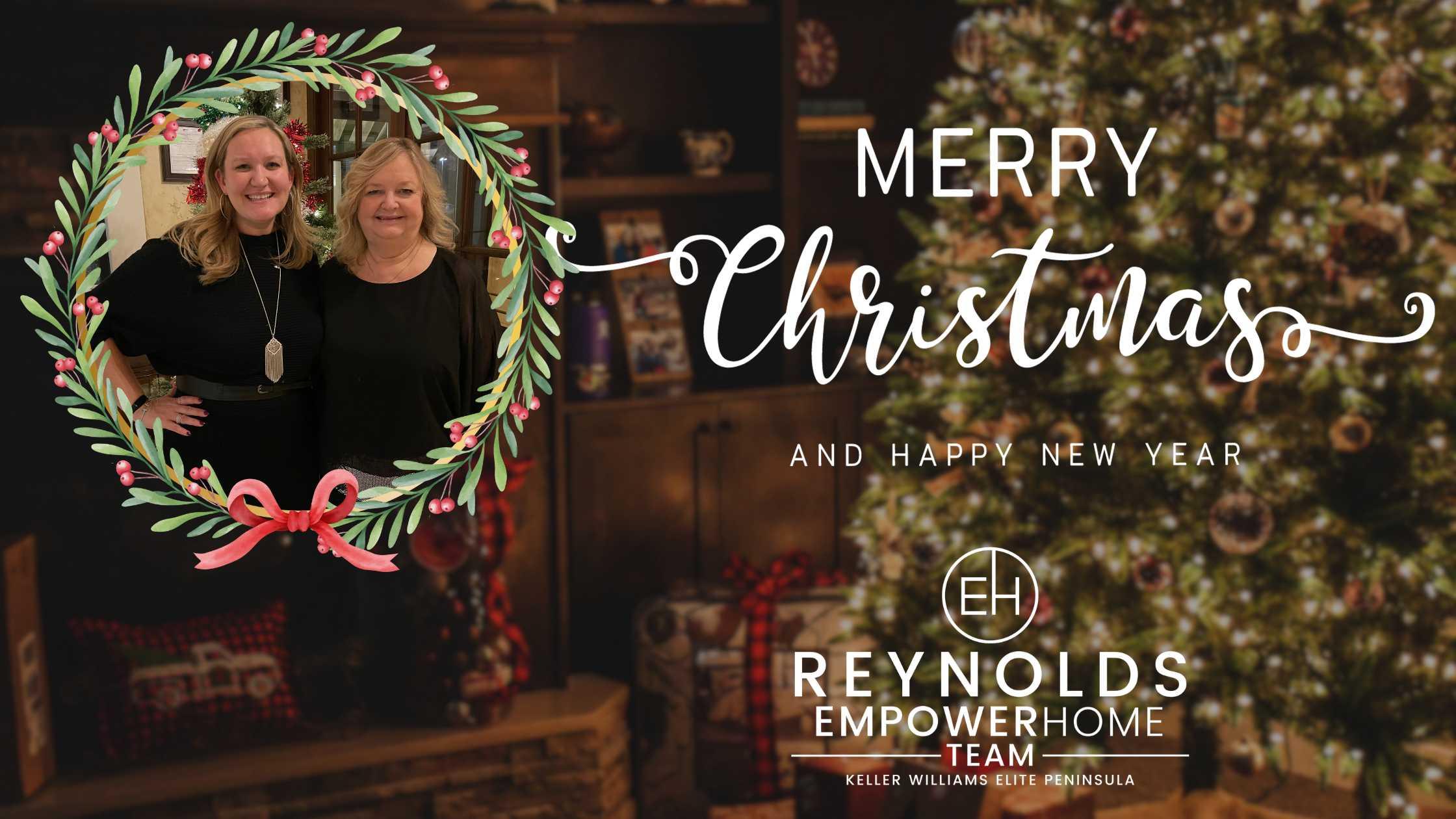 Merry Christmas Wishes from Sarah, Debbie, and Reynolds EmpowerHome Team