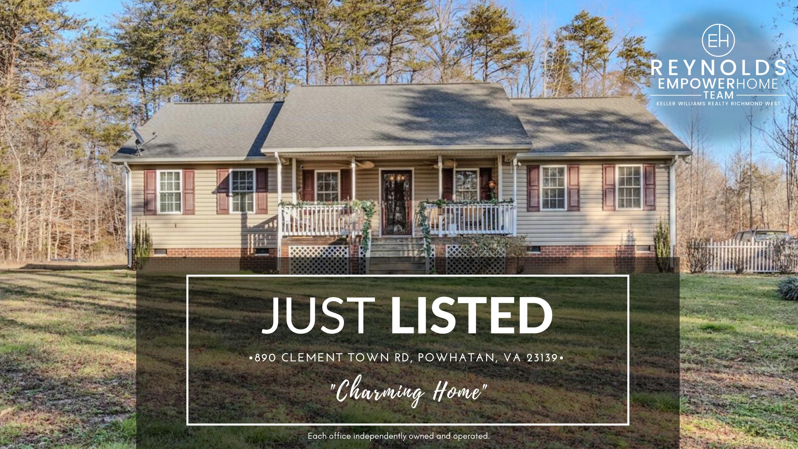 890 Clement Town Rd, Powhatan, VA 23139