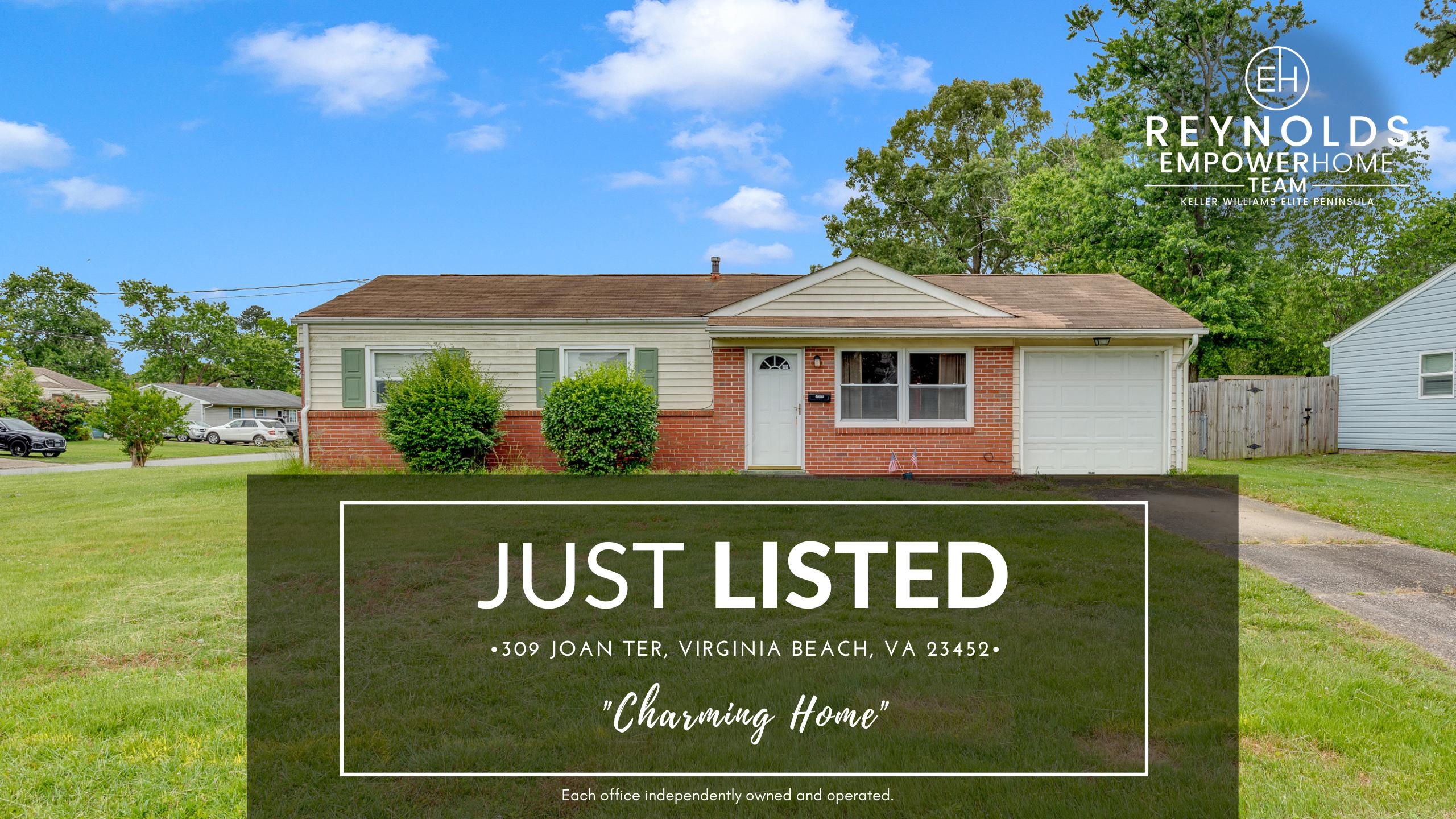 309 Joan Ter, Virginia Beach, VA 23452