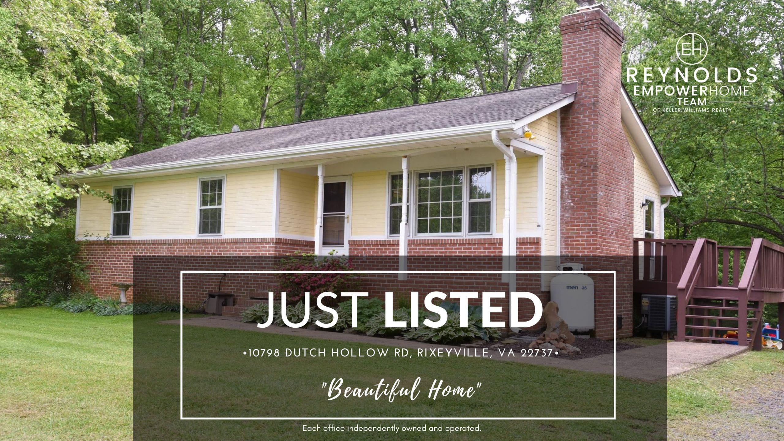 10798 Dutch Hollow Rd, Rixeyville, VA 22737