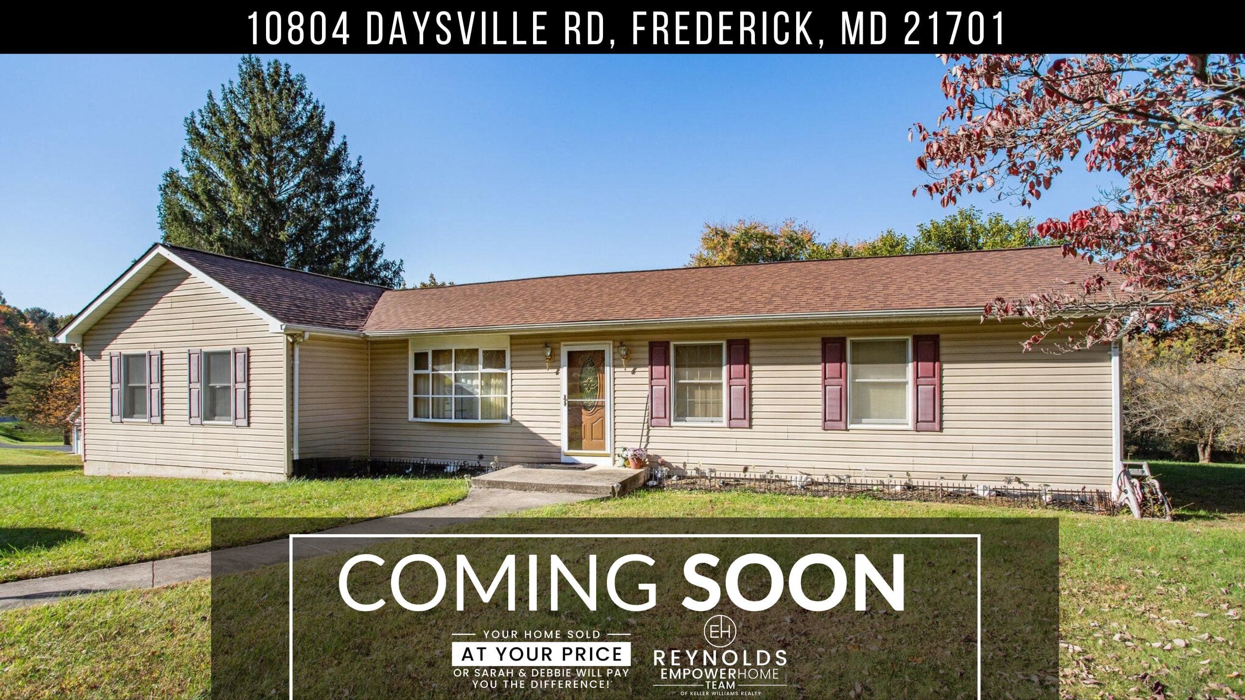 10804 Daysville Rd, Frederick, MD 21701