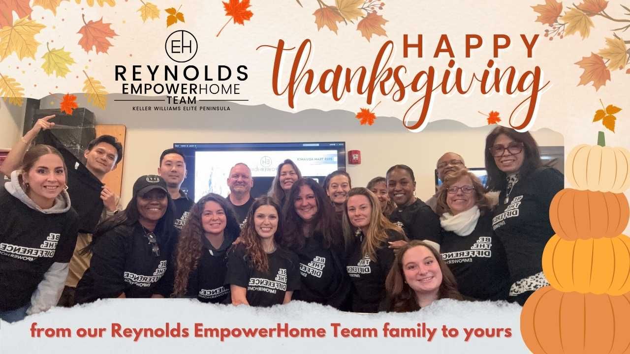 Happy Thanksgiving From Reynolds EmpowerHome Team in Hampton Roads!