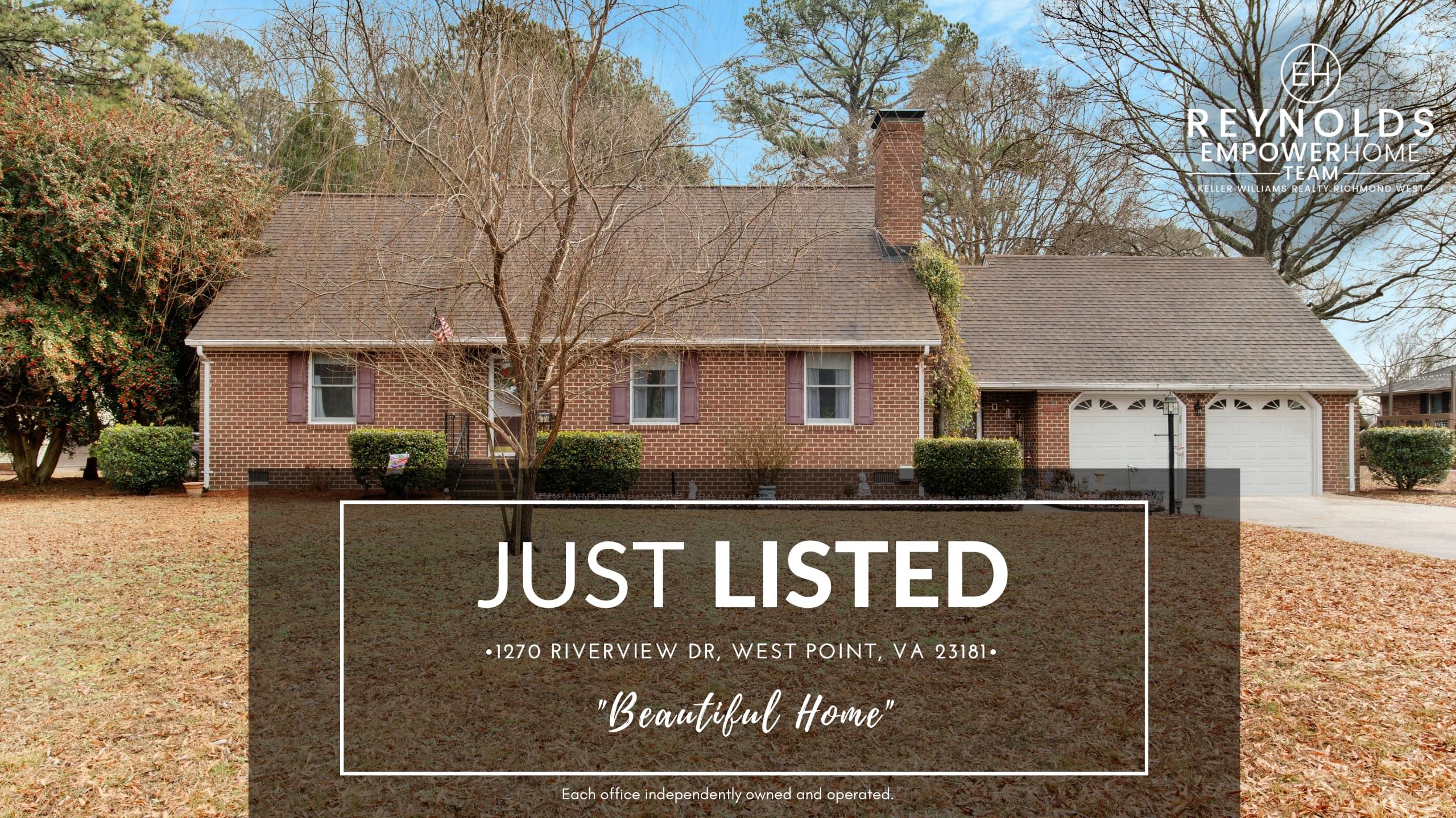1270 Riverview Dr, West Point, VA 23181