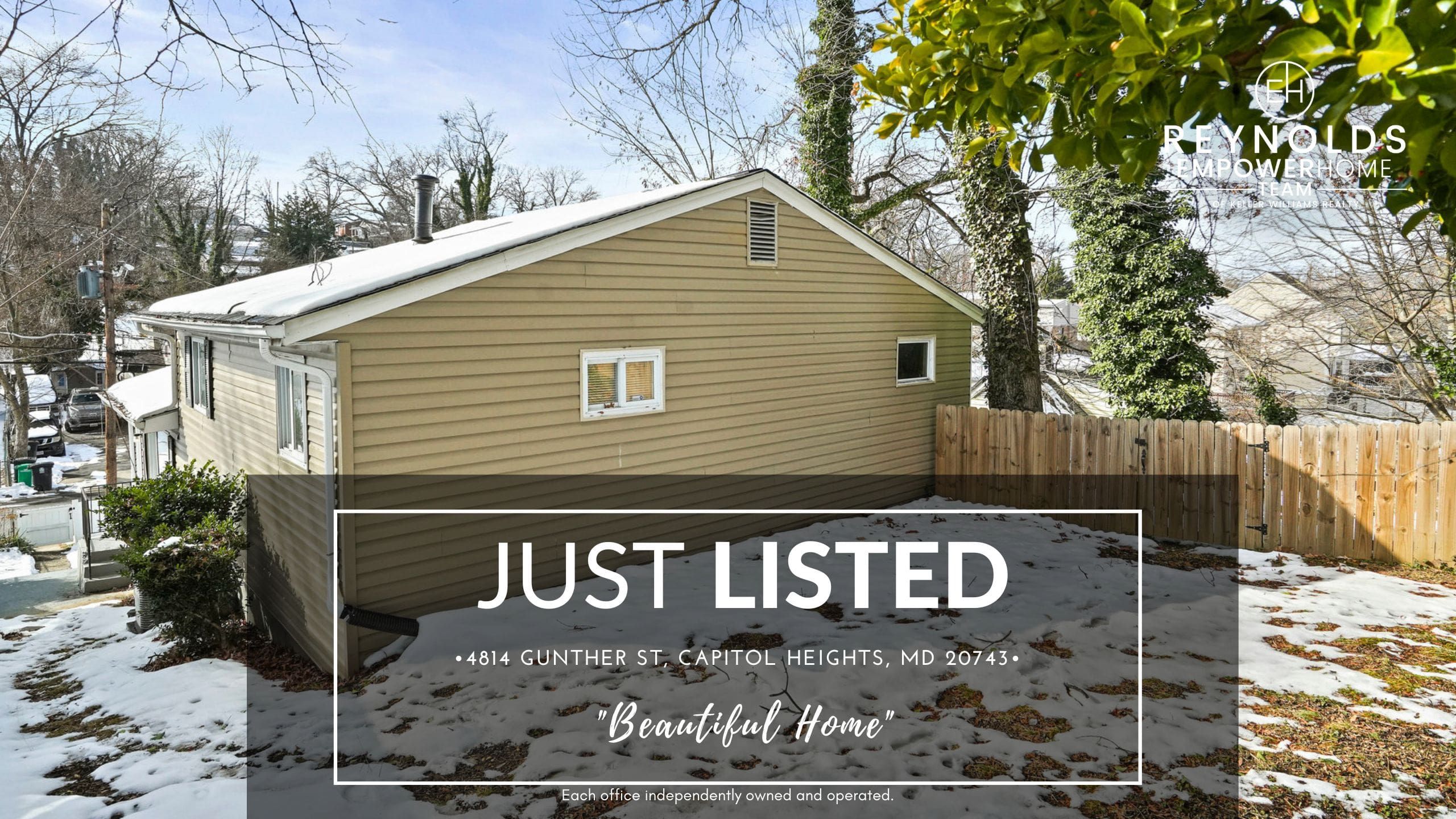 4814 Gunther St, Capitol Heights, MD 20743