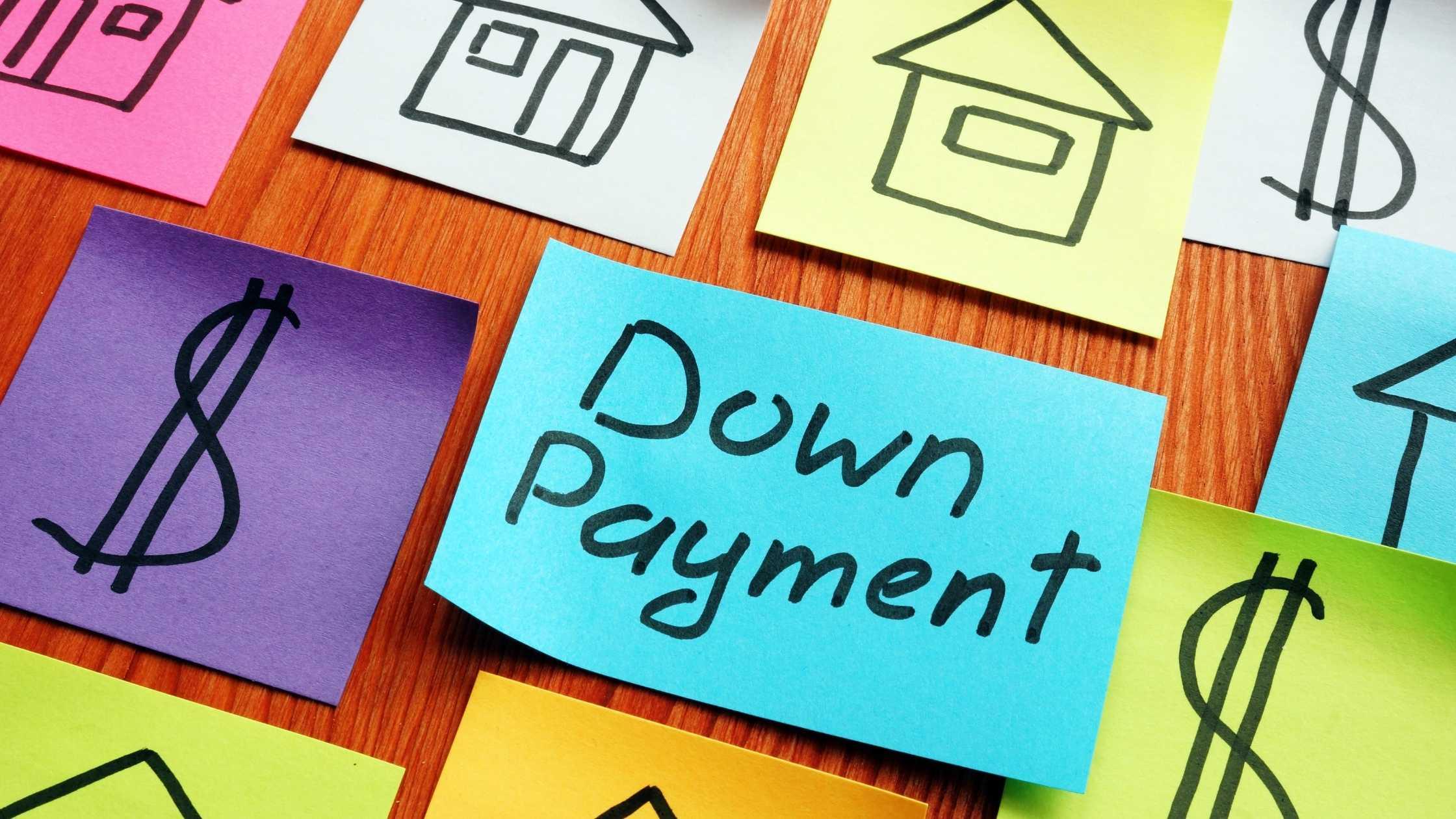 How much do i need for store down payment on house