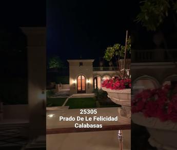 Twilight showings at 25305 Prado De La Felicidad, Calabasas, The Estates at the Oaks.