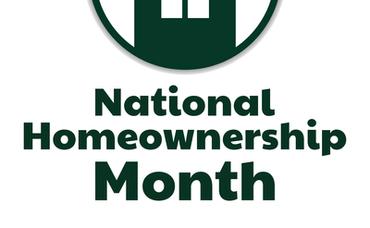 June is National Homeownership Month