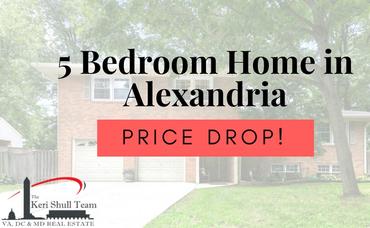 PRICE DROP! 5 Bedroom Home in Alexandria