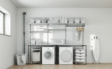 Conquer Your Unfinished Basement Laundry Room