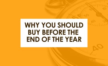 Why You Should Buy Before the End of the Year