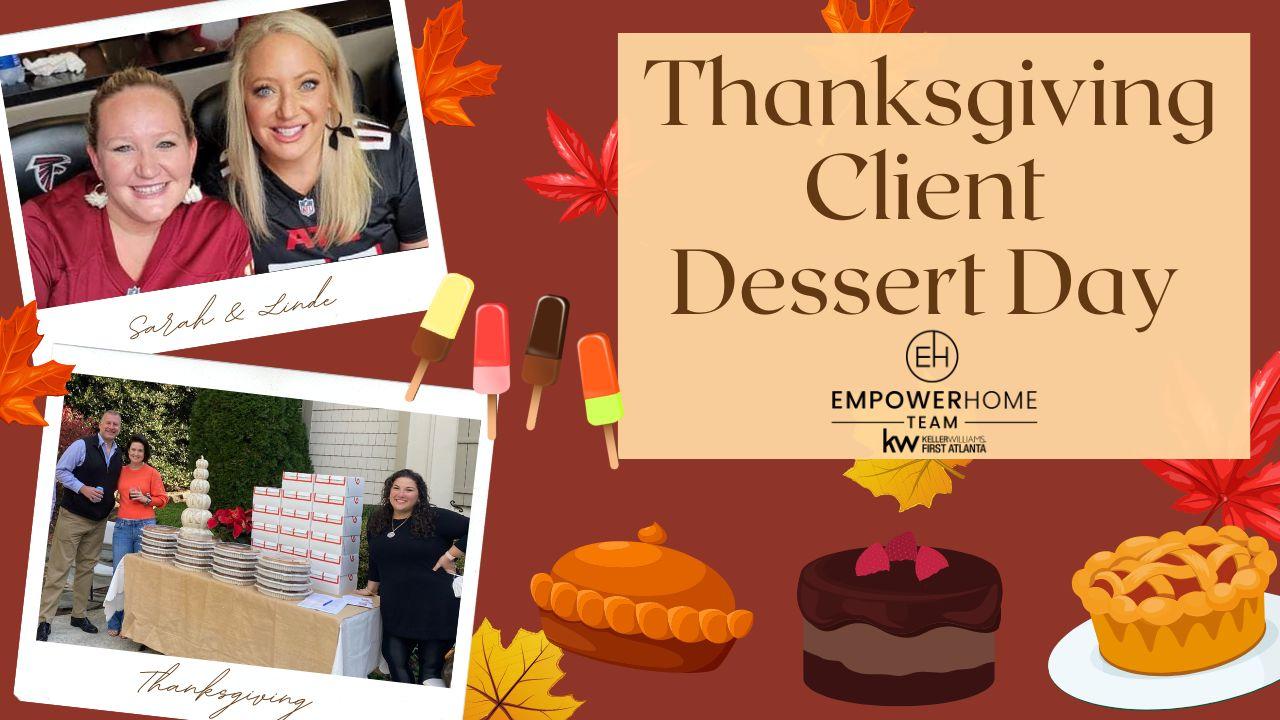 Thanksgiving Client Dessert Day | EmpowerHome Team