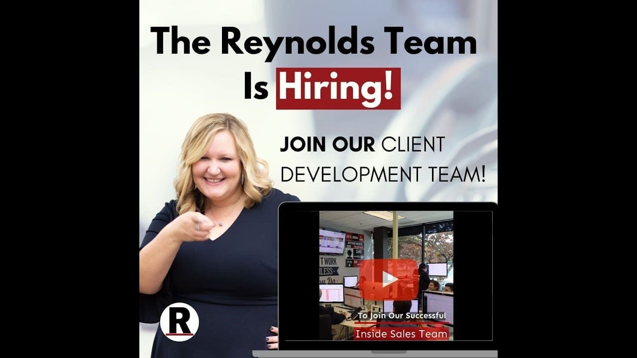 The Reynolds Team Is Hiring! Join Our Client Development Team!