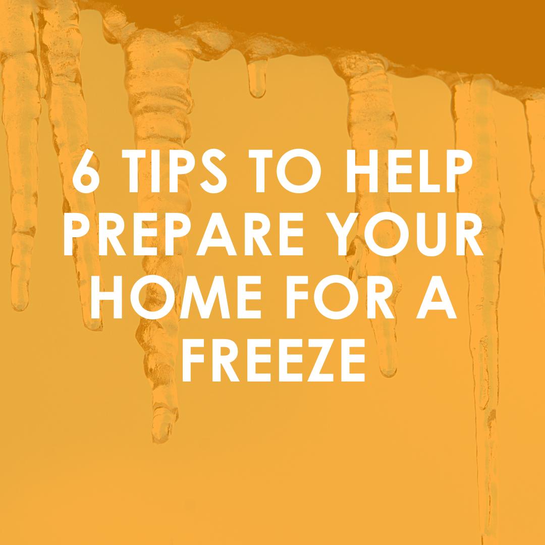 6 Tips to help prepare your Houston home for a freeze