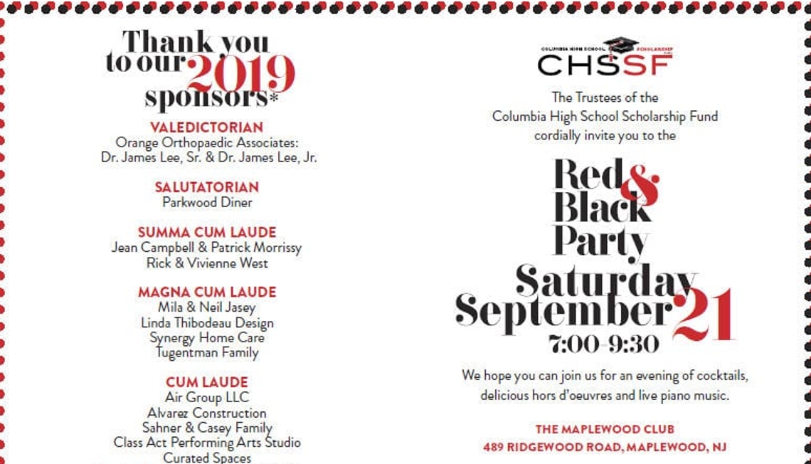 Allison Ziefert Real Estate Group Sponsors CHSSF Red & Black Party