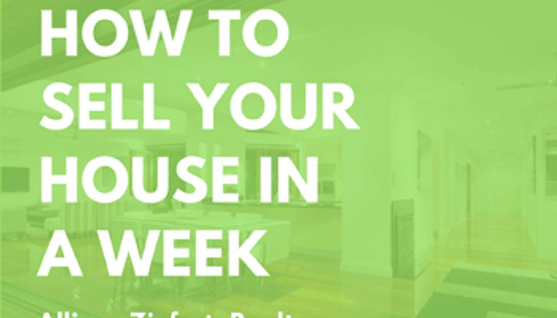 How to Sell Your House in a Week