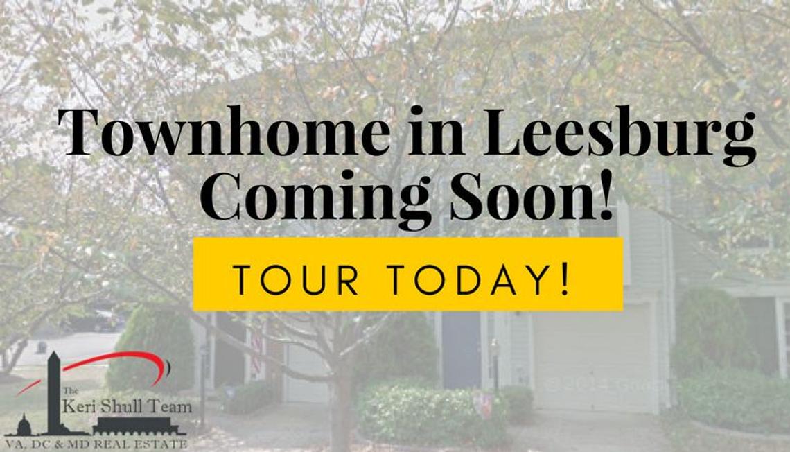 Coming Soon: Leesburg Townhome!