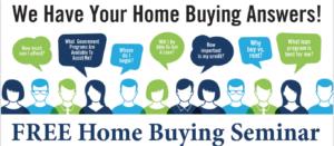 FREE Home Buying Seminar, January 11 From 6 – 8 PM
