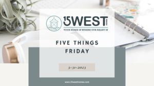 Five Things Friday