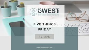 Five Things Friday