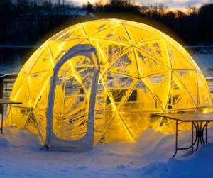 Cozy Winter Nights: Exploring Outdoor Igloos in Northern Virginia