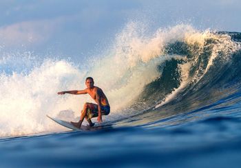 Surfeando en el legendario The Wedge