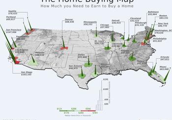 Incomes Needed To Buy Around The Country