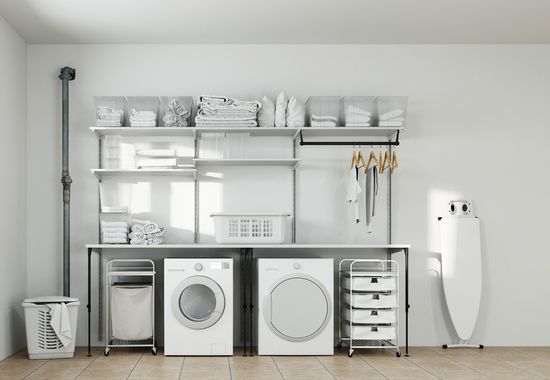 Conquer Your Unfinished Basement Laundry Room