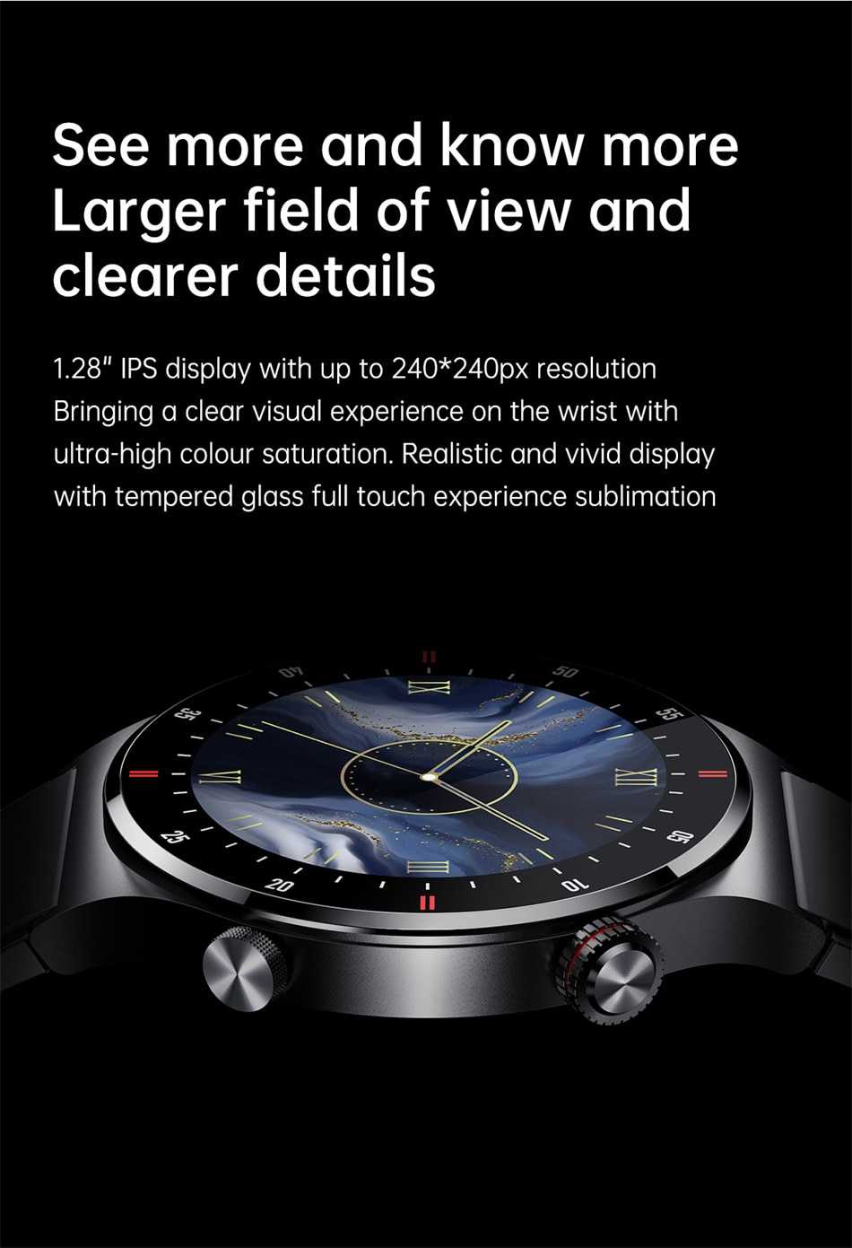 2022 New Bluetooth Call Smart Watch Men Sports Fitness Tracker Waterproof Smartwatch Large HD screen for huawei Xiaomi phone+box