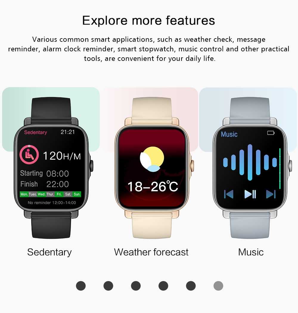 2022 Bluetooth Answer Call Smart Watch Men Heart Rate Fitness Tracker Watches IP67 Waterproof Women Smartwatch for Android IOS