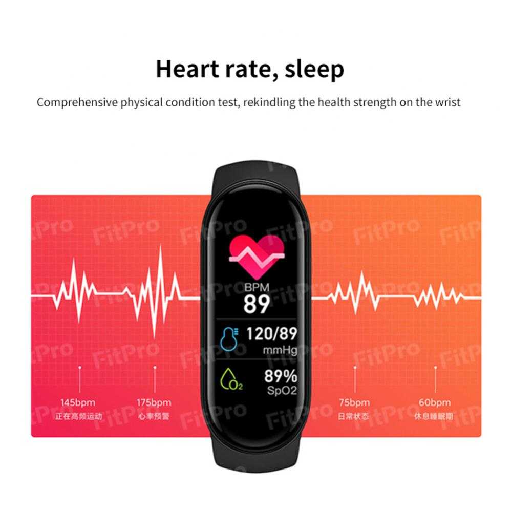 New M7 Smart Watch Men Women Fitness Sports Smart Band Fitpro Version Bluetooth-compatible Heart Rate Take Pictures Smartwatch