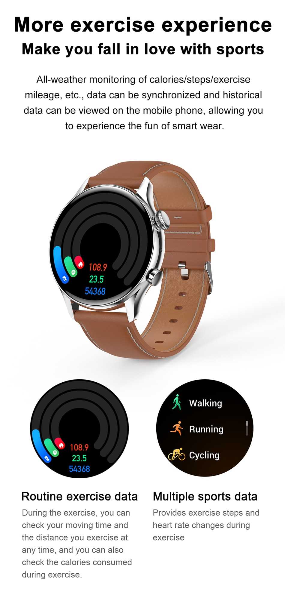 2022 Bluetooth Call Ladies Smart Watch Men AMOLED 390*390 HD Screen Always Display Watches Custom Dial NFC SmartWatch For Xiaomi