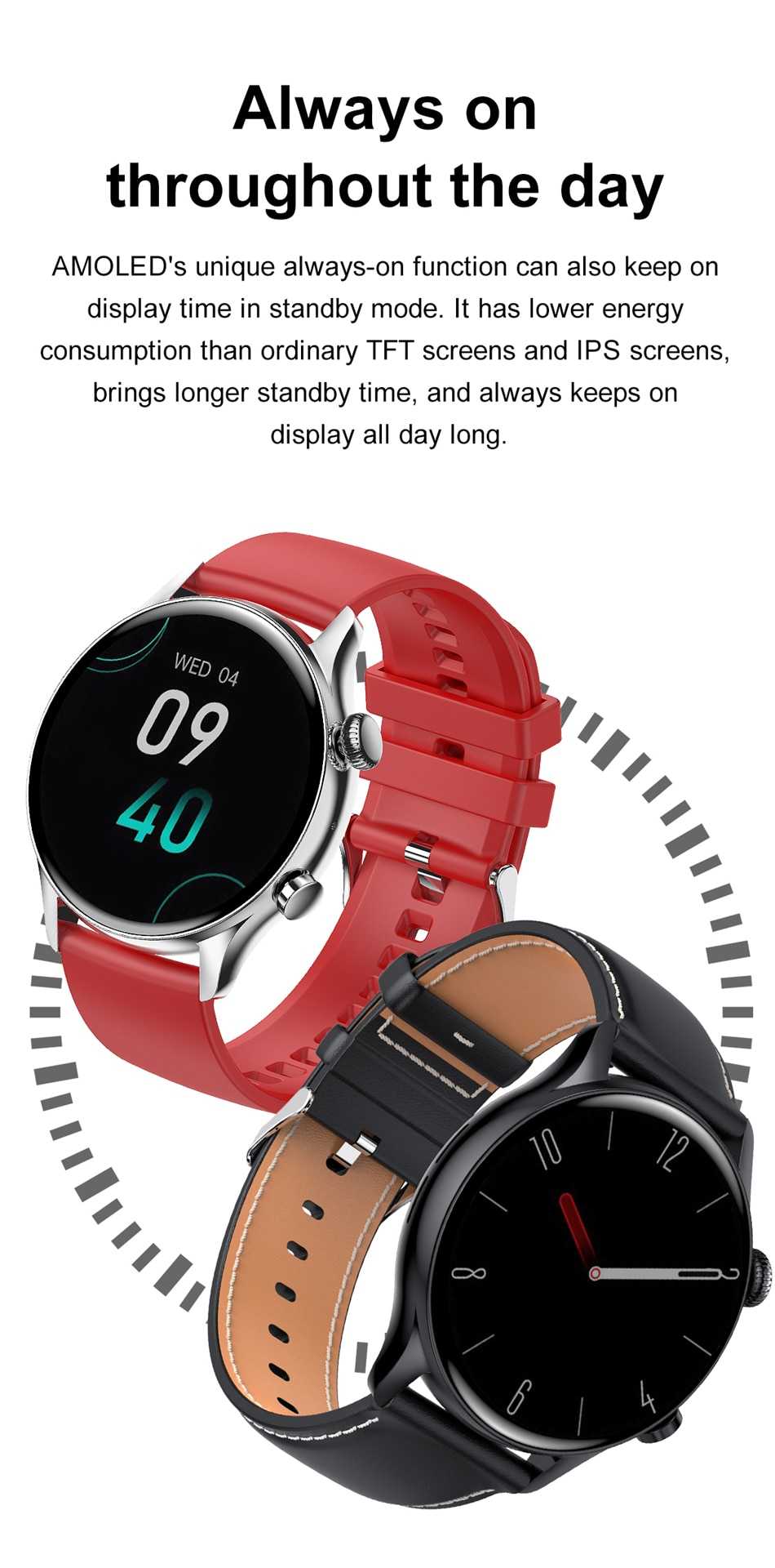 2022 Bluetooth Call Ladies Smart Watch Men AMOLED 390*390 HD Screen Always Display Watches Custom Dial NFC SmartWatch For Xiaomi