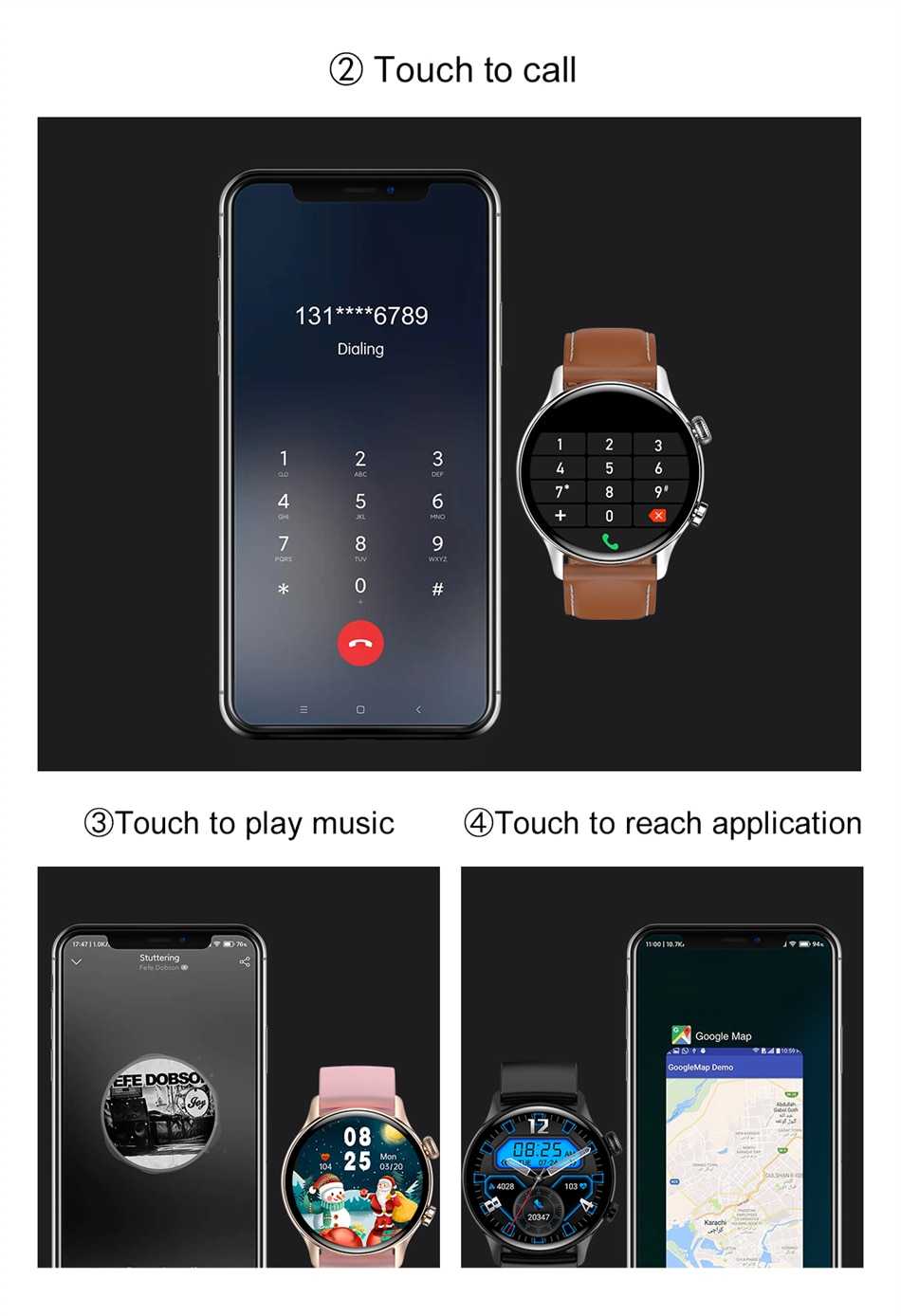 2022 NFC Men Smart Watch AMOLED 390*390 HD Screen Always Show Time Bluetooth call SmartWatch Men IP68 Waterproof for Android IOS