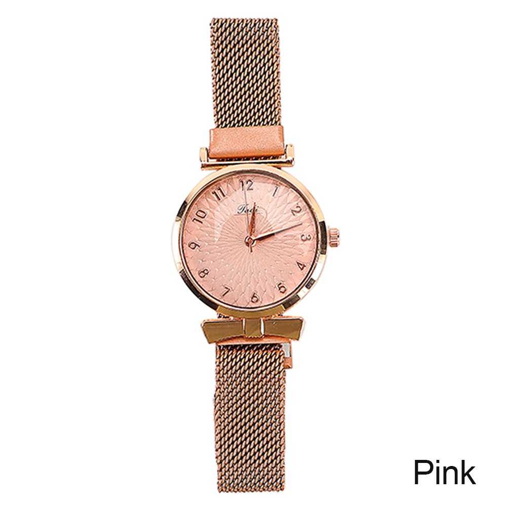 Fashion Women Watches Luxury Magnet Buckle Flower Rhinestone Watch Ladies Quartz Wrist Watch Bracelet Set Reloj Mujer