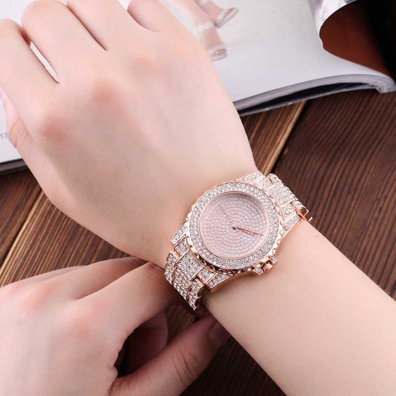 New Fashion Crystal Full Steel Women Watches Ladies Wristwatch Quartz Woman Feminino Relogio Reloj Hombre Montre Femme Zegarek