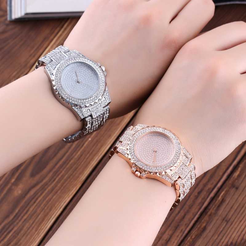 New Fashion Crystal Full Steel Women Watches Ladies Wristwatch Quartz Woman Feminino Relogio Reloj Hombre Montre Femme Zegarek