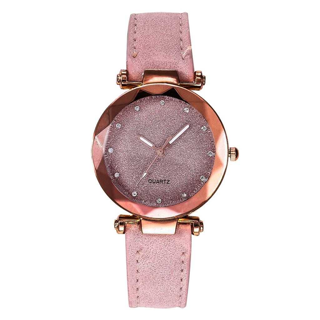 Good Quality Young Girls Luxury Quartz Watch For Womens Fashion Watch With For Leather Belt Montre Femme Strass Dropshipping