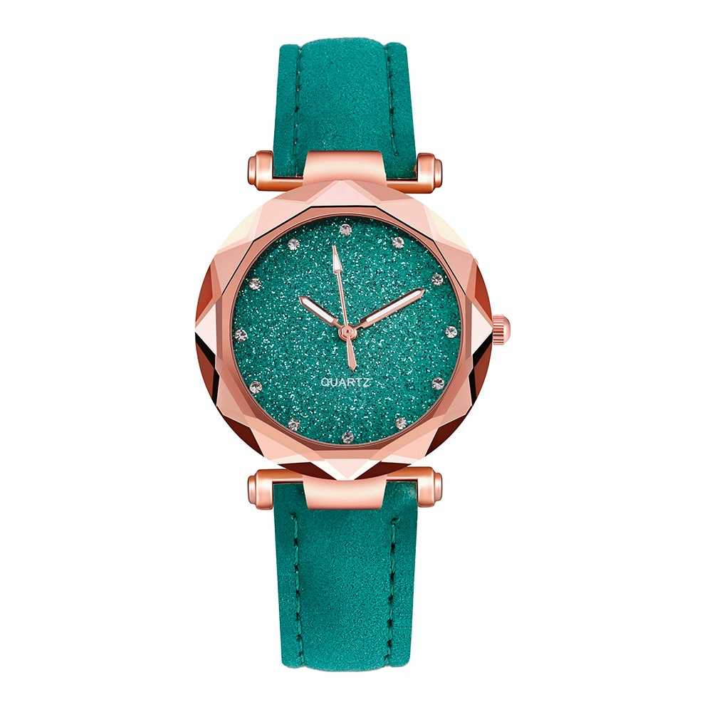 Good Quality Young Girls Luxury Quartz Watch For Womens Fashion Watch With For Leather Belt Montre Femme Strass Dropshipping