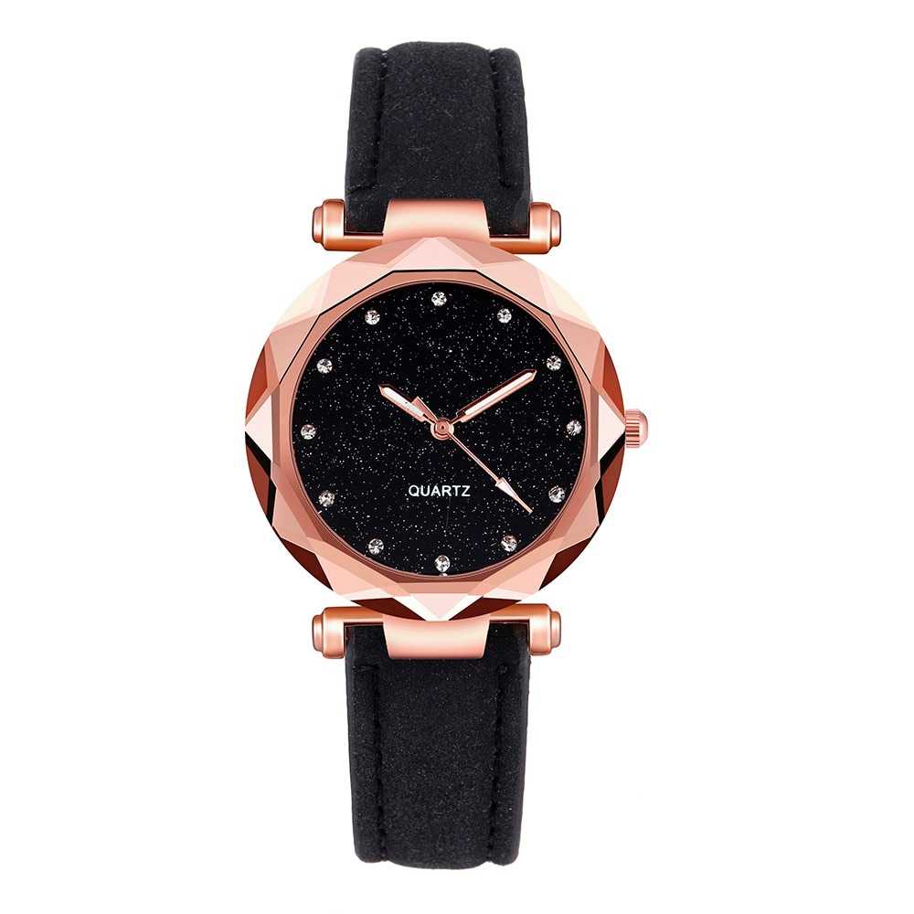 Good Quality Young Girls Luxury Quartz Watch For Womens Fashion Watch With For Leather Belt Montre Femme Strass Dropshipping