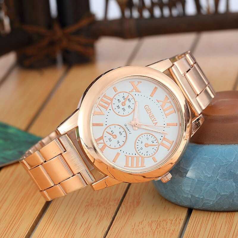 New Brand 3 Eyes Silver Geneva Casual Quartz Watch Women Stainless Steel Dress Watches Relogio Feminino Ladies Clock Hot Sale