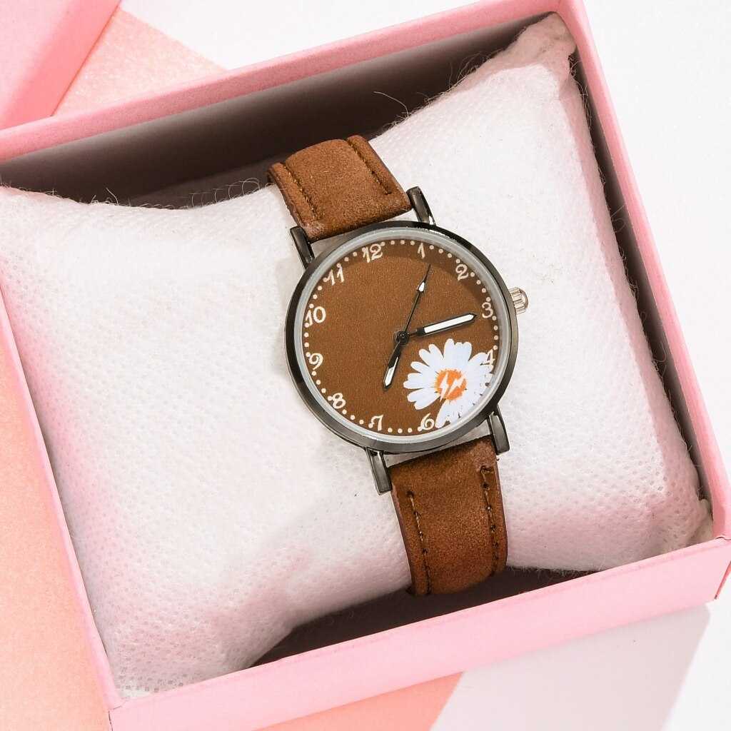 brown watch