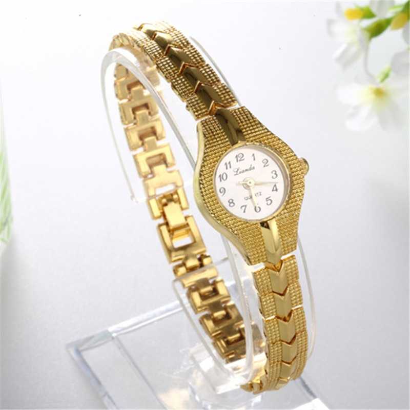 Women Bracelet Watch Mujer Golden Relojes Small Dial Quartz leisure Watch Popular Wristwatch Hour female ladies elegant watches