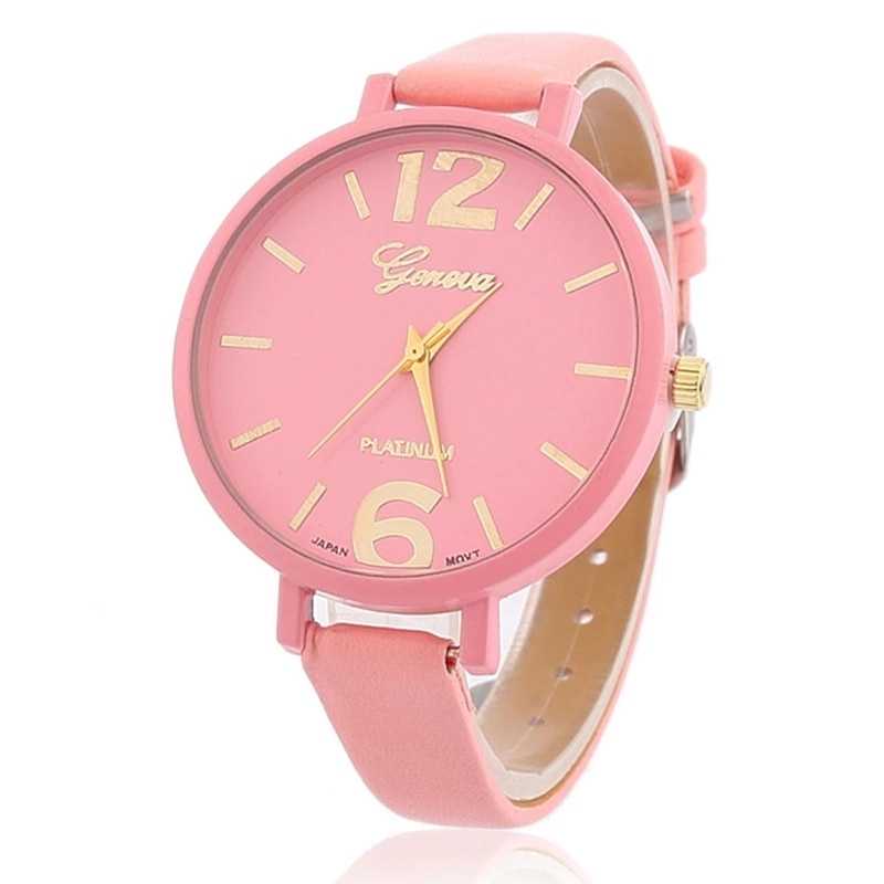 Luxury Wrist Watches Fashionable casual women Quartz Watch Small strap Big Dial Women Wathes Ladies watch relogio feminino