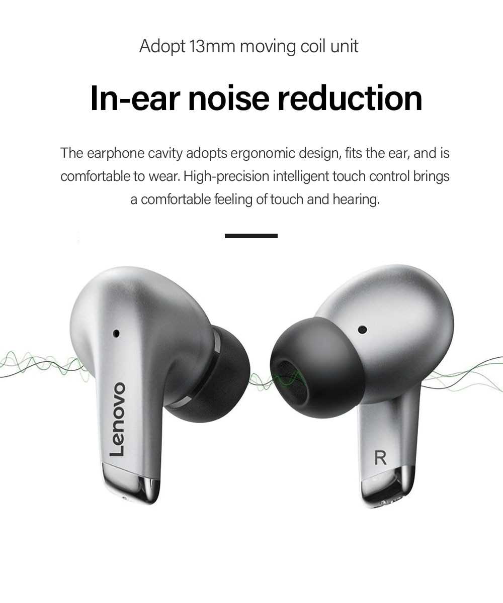 100% Original Lenovo LP5 Wireless Bluetooth Earbuds HiFi Music Earphone With Mic Headphones Sports Waterproof Headset 2021New