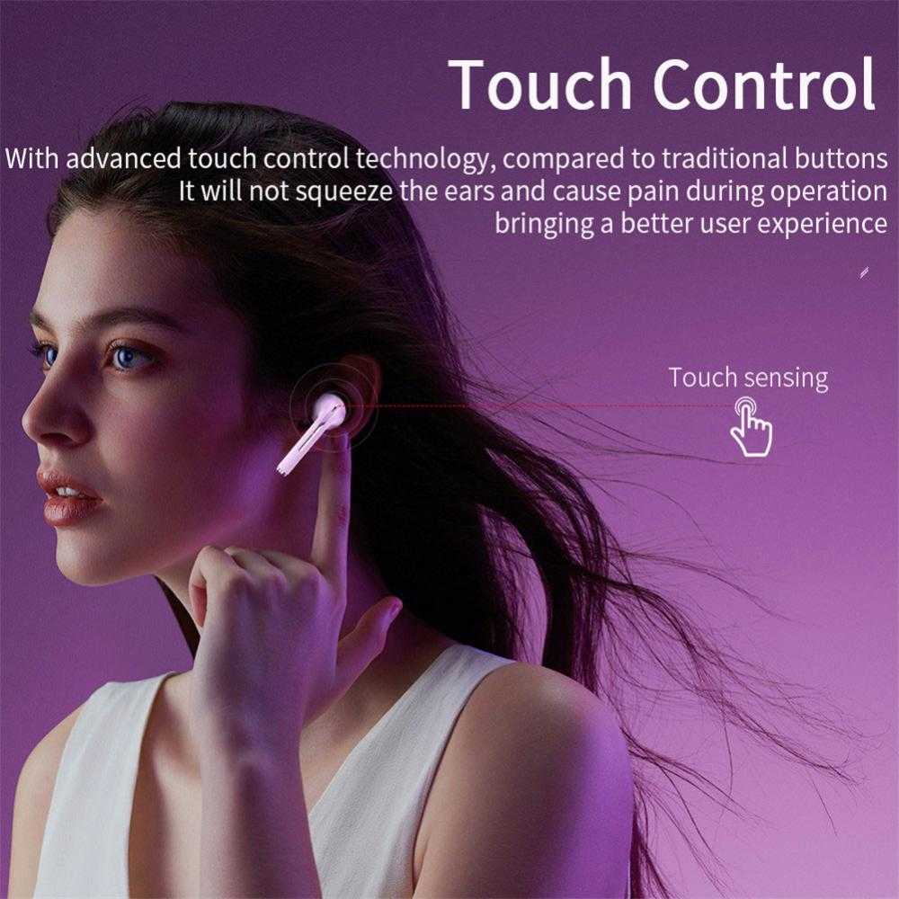 Xiaomi J18 Tws Wireless Headphones Bluetooth 5.0 True Stereo Sport Game Headset In Ear With Mic Touch Operate For Android IOS