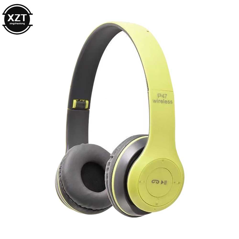 Wireless Headphones 5.0 Bluetooth Earphone Foldable Bass with Memory TF Card For iPhone Xiaomi Sumsamg Phone With Mic Headsets