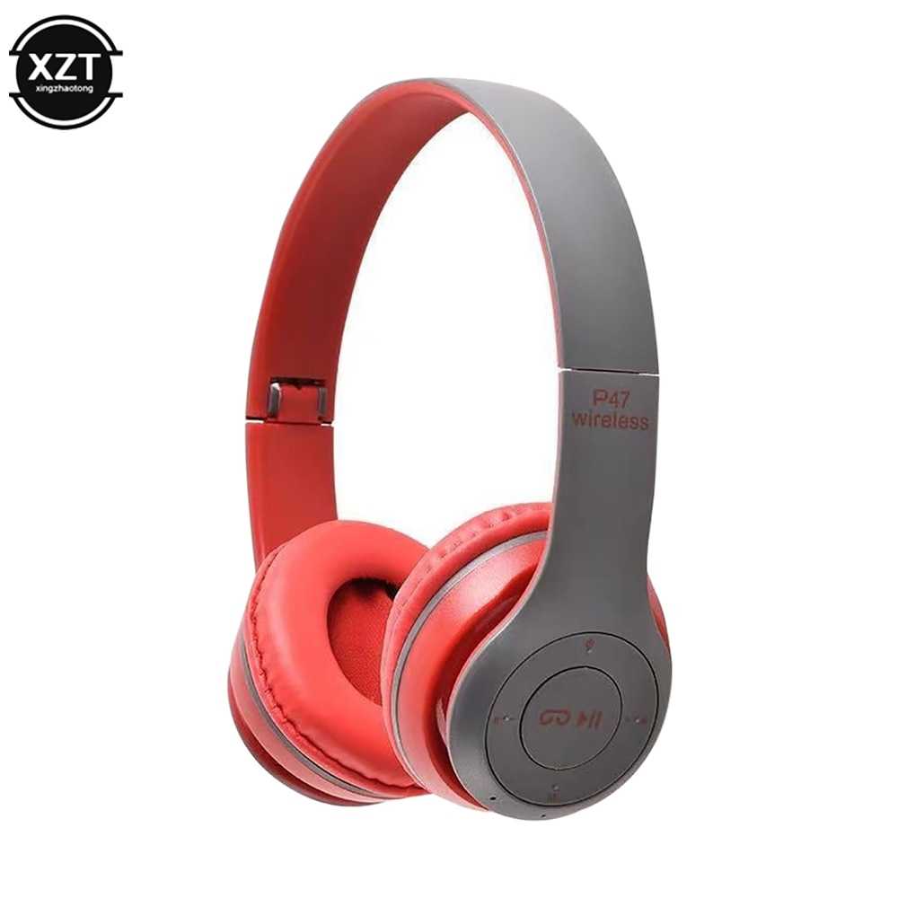 Wireless Headphones 5.0 Bluetooth Earphone Foldable Bass with Memory TF Card For iPhone Xiaomi Sumsamg Phone With Mic Headsets