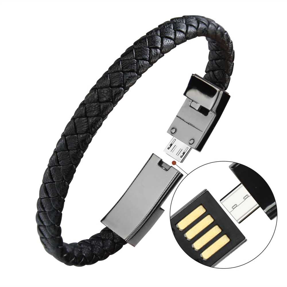 2022 Bracelet USB Charging Cable Data Charging Cord for iPhone XR 13 12 11 Max USB C cable for samsung HUAWEI xiaomi Micro cable